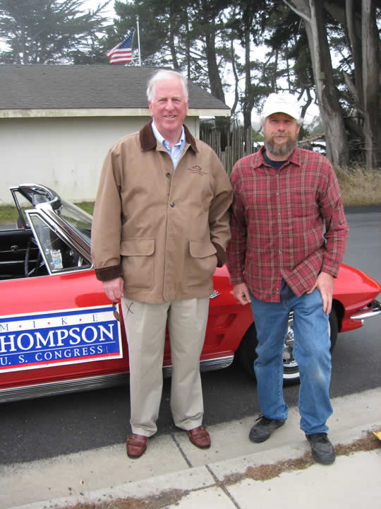 Congressman Mike Thompson with William P. Meyers